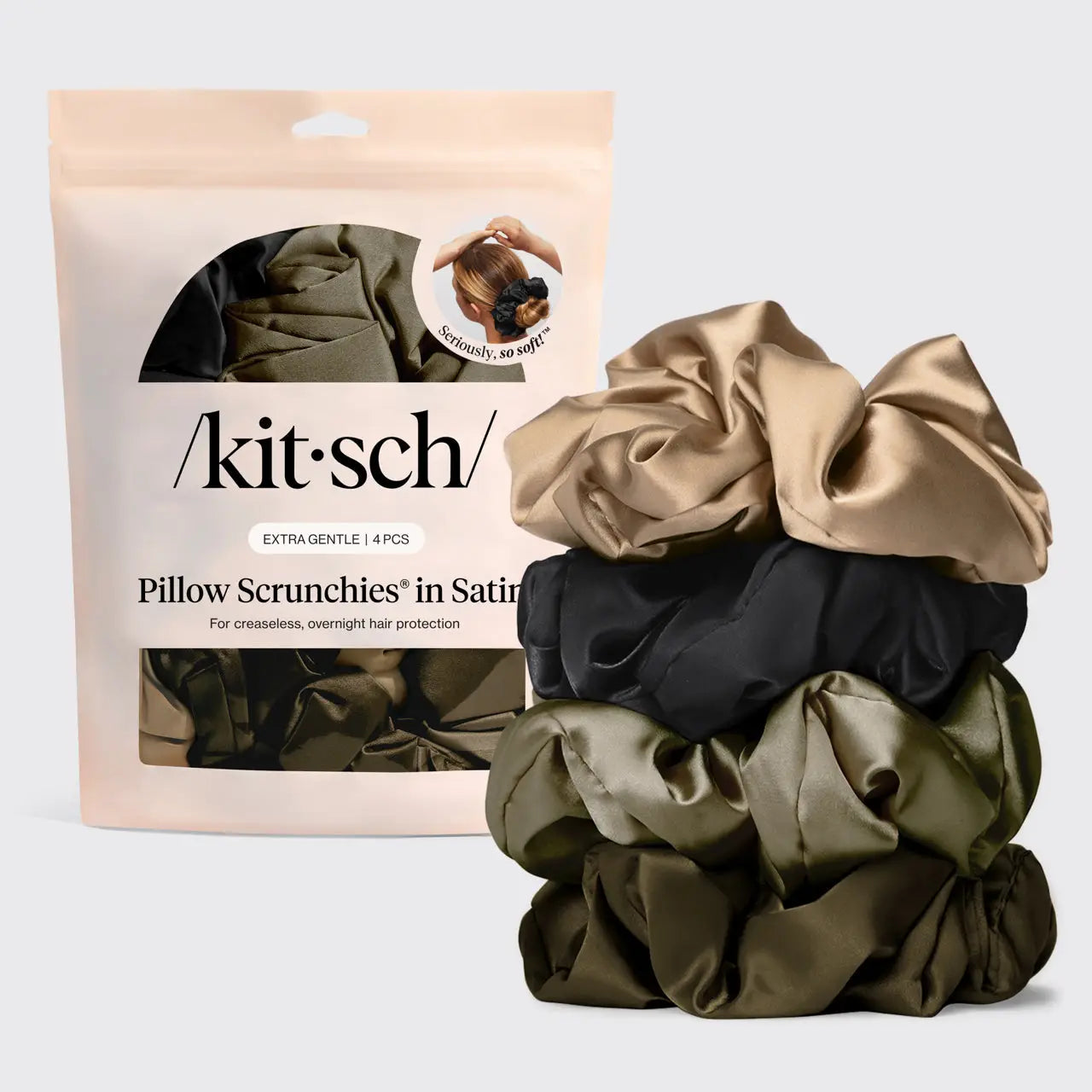 Pillow Scrunchies® in Satin - 4pc