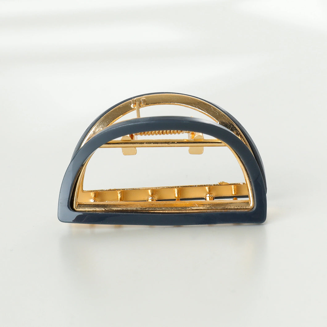 Small Half Moon Metal Claw Clips