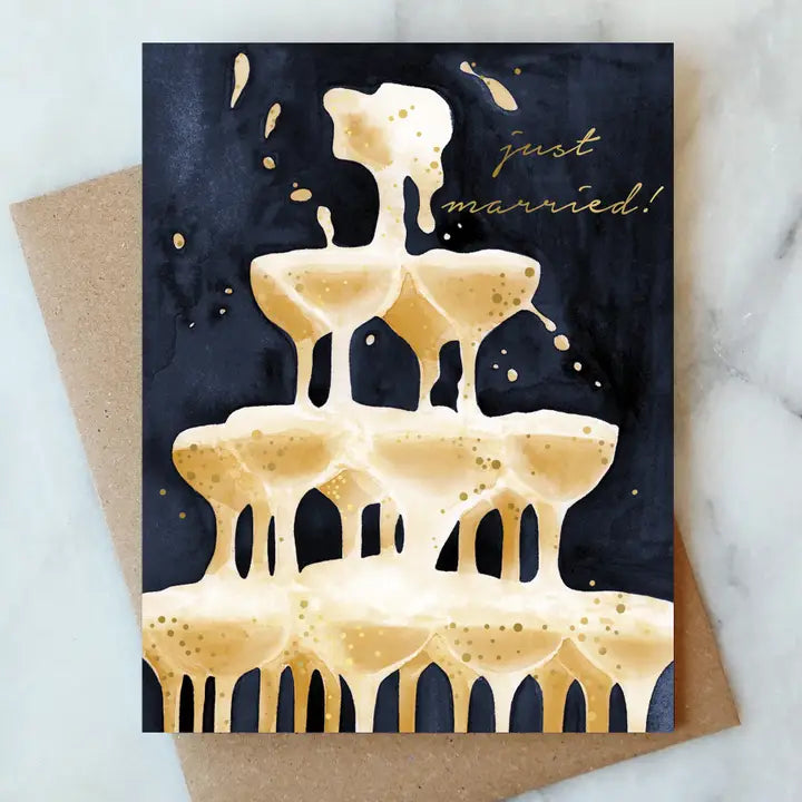 Wedding Bubbles Champagne Card