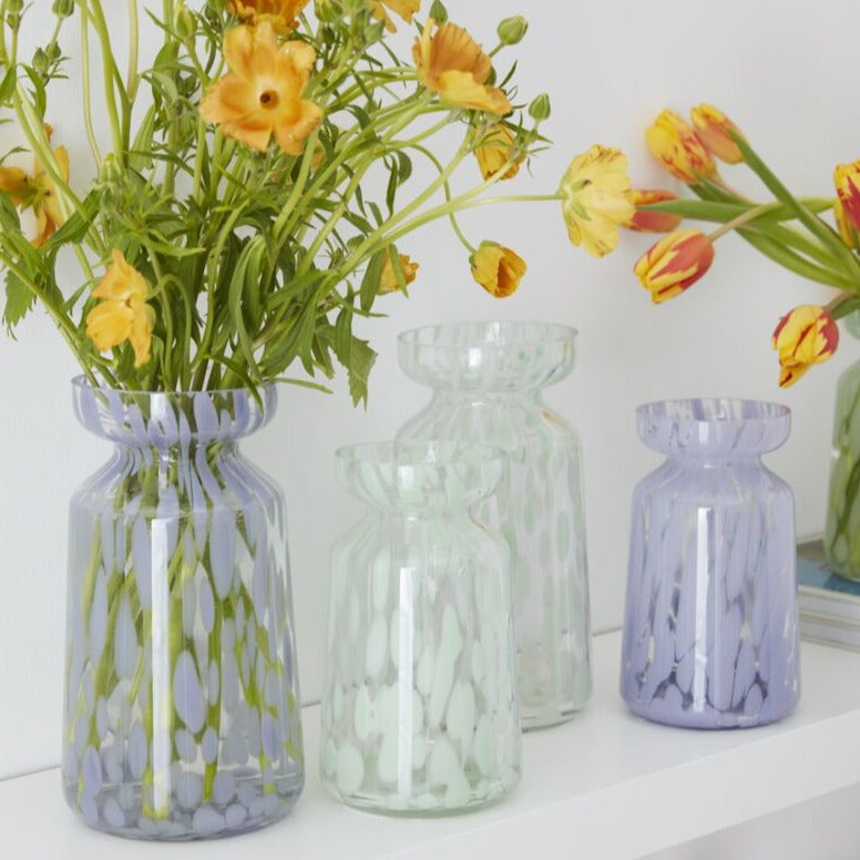 Cambria Confetti Glass Vase