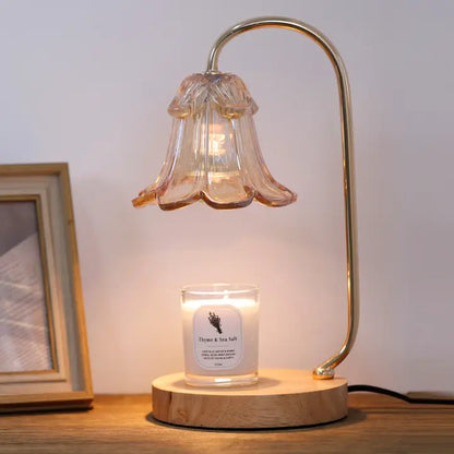 Amber Candle Warmer Lamp