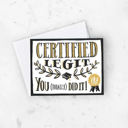 Certified Legit Card