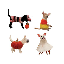 Load image into Gallery viewer, Spooky Wool Felt Dogs
