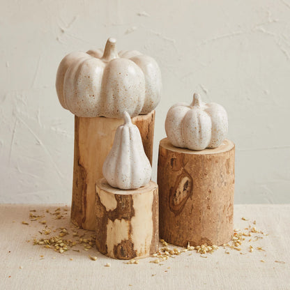Pumpkin & Spice Stoneware Pumpkins