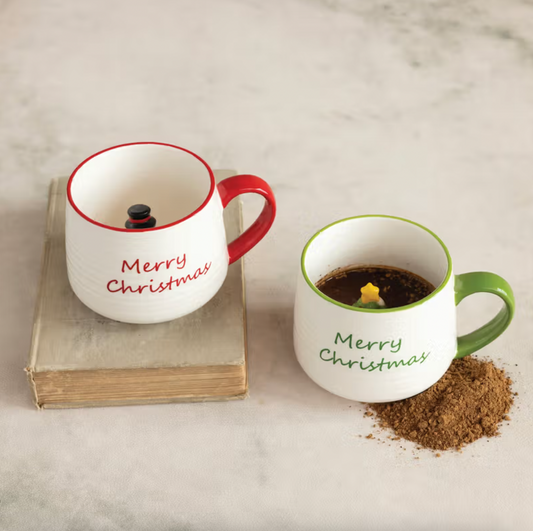 Merry Christmas Figurine Mug