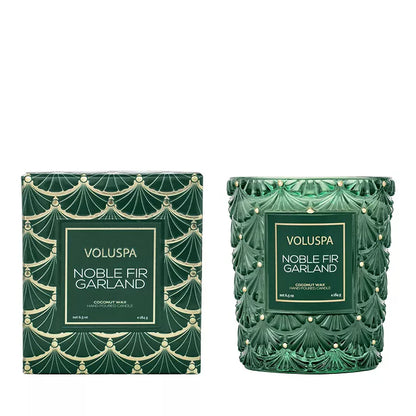 Voluspa Noble Fir Garland Candle Collection