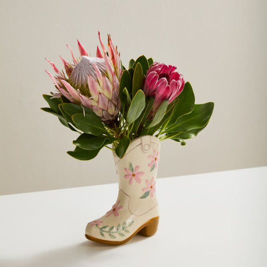 Cowgirl Vase