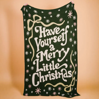 Merry Little Christmas Cozy Dreams Luxe Blanket