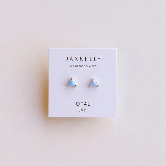 Fire Opal Mini Energy Gem Earrings