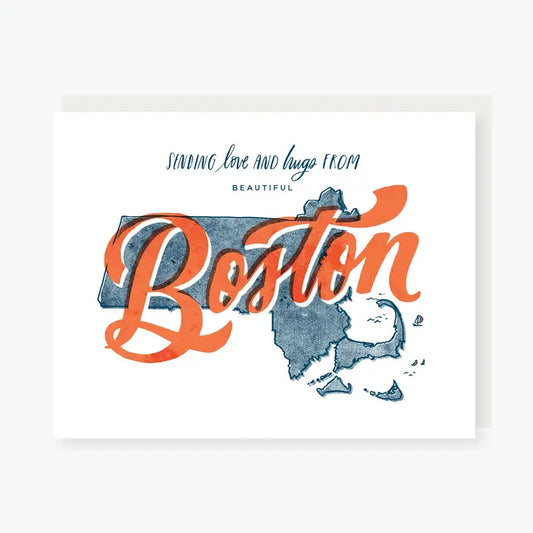 Love and Hugs from Boston Card