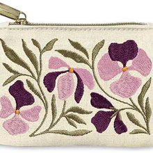 Load image into Gallery viewer, Flower Market Embroidered Coin Pouch
