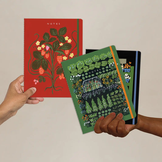Garden Greenhouse Trio Notebook Set