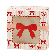 Load image into Gallery viewer, Red and Pink Bows Cookie Box
