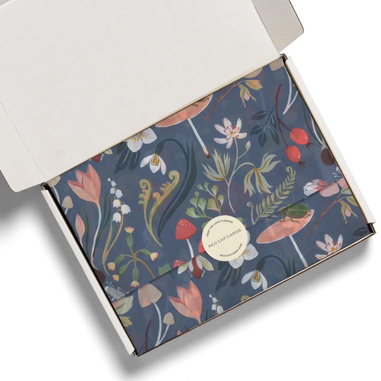 Forest Blue Tissue Paper