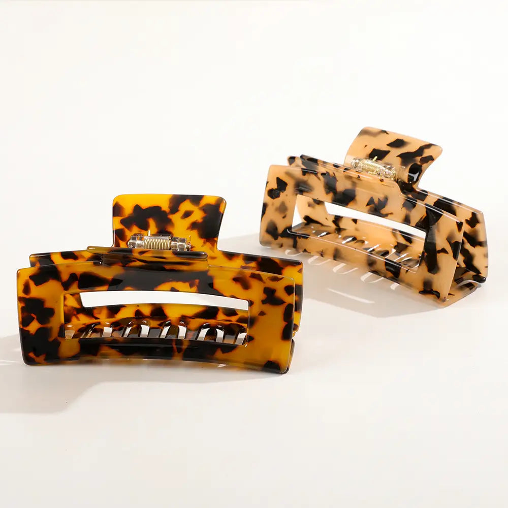 Luna Large Classic Rectangle Hair Clip