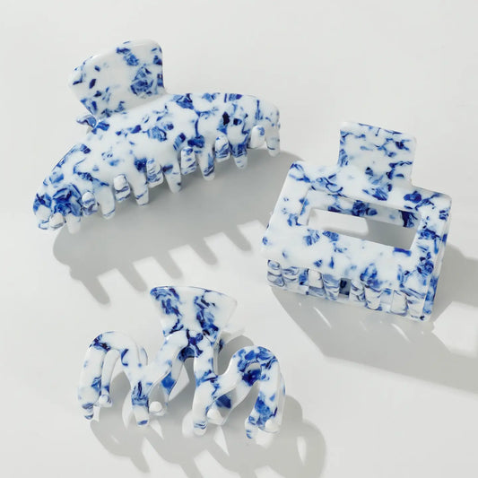 Coastal Blue | Assorted Eco-Friendly Claw Clips