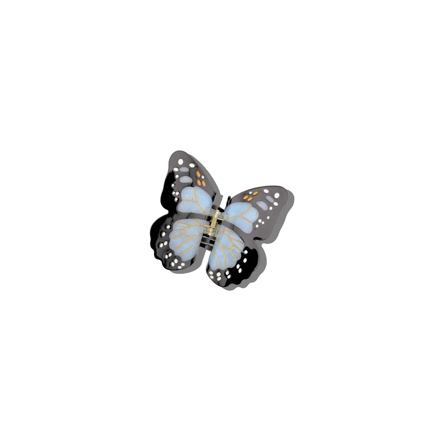 Mini Monarch Butterfly Claw Hair Clip