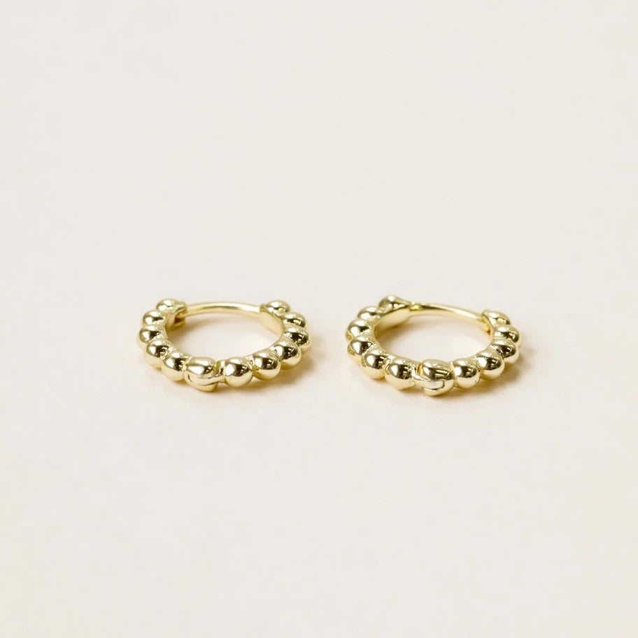 Gold Ball Hoops Tiny
