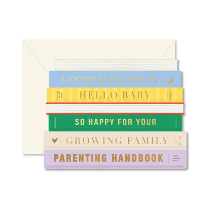 Baby Books Die Cut Greeting Card