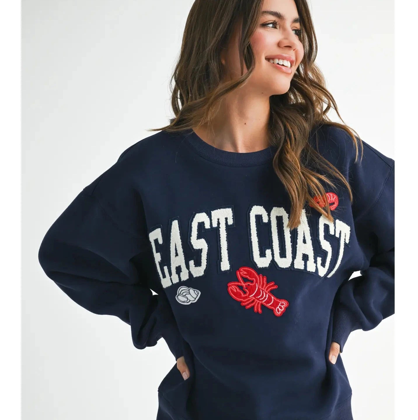 East Coast Graphic Fleece Pullover