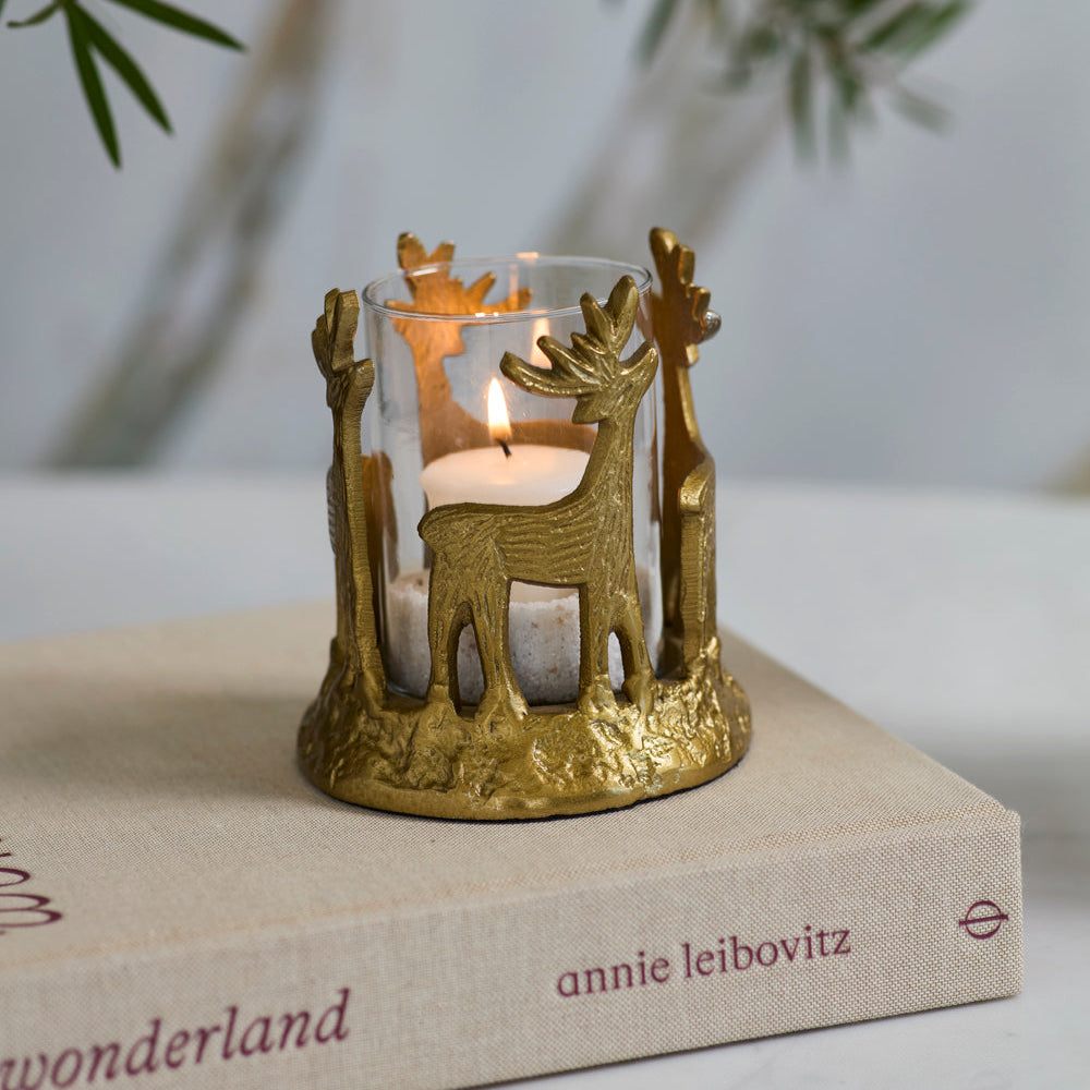 Deer Dance Votive