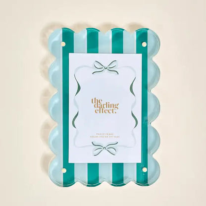 Rectangle Scalloped Acrylic Frame