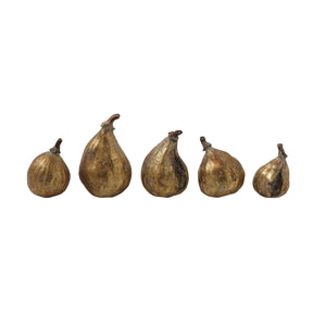 Antique Gold Resin Figs