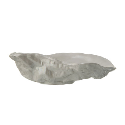 Iridescent Ceramic Oyster Shaped Dish