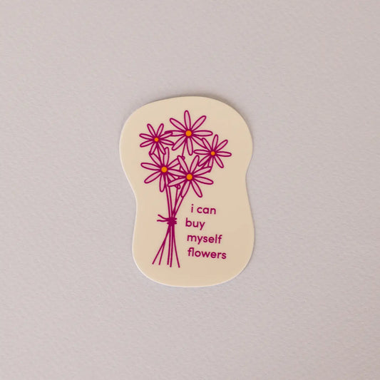 Buy Myself Flowers Sticker