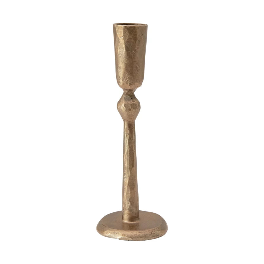 Antique Brass Hand-Forged Taper Holder