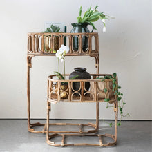 Load image into Gallery viewer, Rattan Oval Planters
