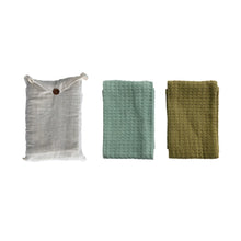 Load image into Gallery viewer, Cotton Waffle Tea Towel Set
