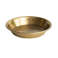 Load image into Gallery viewer, Small Antique Brass Floral Dish
