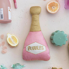 Load image into Gallery viewer, Cotton Bottle of Bubbles Pillow

