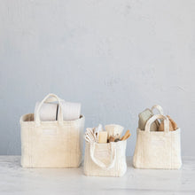 Load image into Gallery viewer, Cotton Terry Tote Bags
