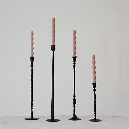 Stark Cast Iron Candlestick Holders