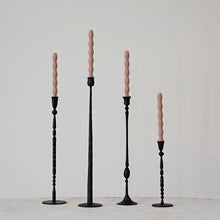 Load image into Gallery viewer, Stark Cast Iron Candlestick Holders
