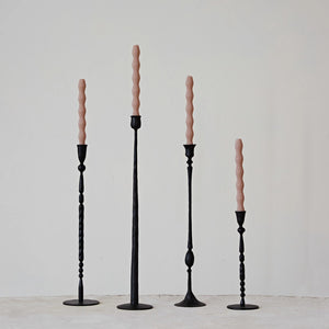 Stark Cast Iron Candlestick Holders