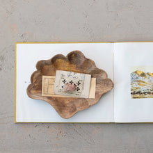 Load image into Gallery viewer, Wooden Organic Scalloped Platter
