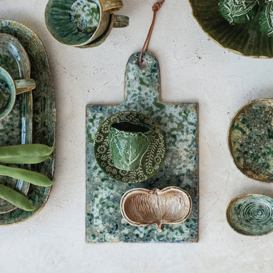 Ocean Stoneware Cheese Board
