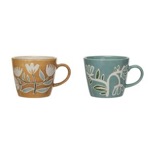 Buttercup Stoneware Mugs