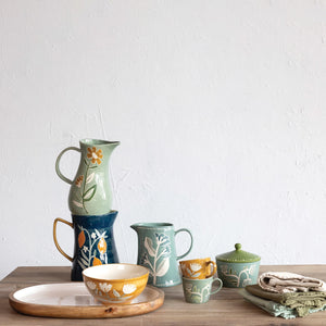 Buttercup Stoneware Pitchers