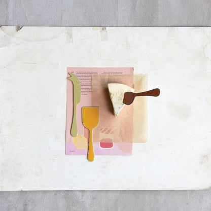 Bistro Enameled Cheese Knives