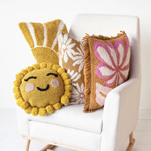 Load image into Gallery viewer, Little One Cotton Tufted Sun Pillow
