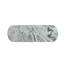 Load image into Gallery viewer, Green Melange Oval Marble Cheese Board
