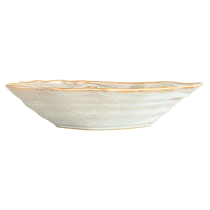 Stoneware Oyster Shell Shaped Bowl
