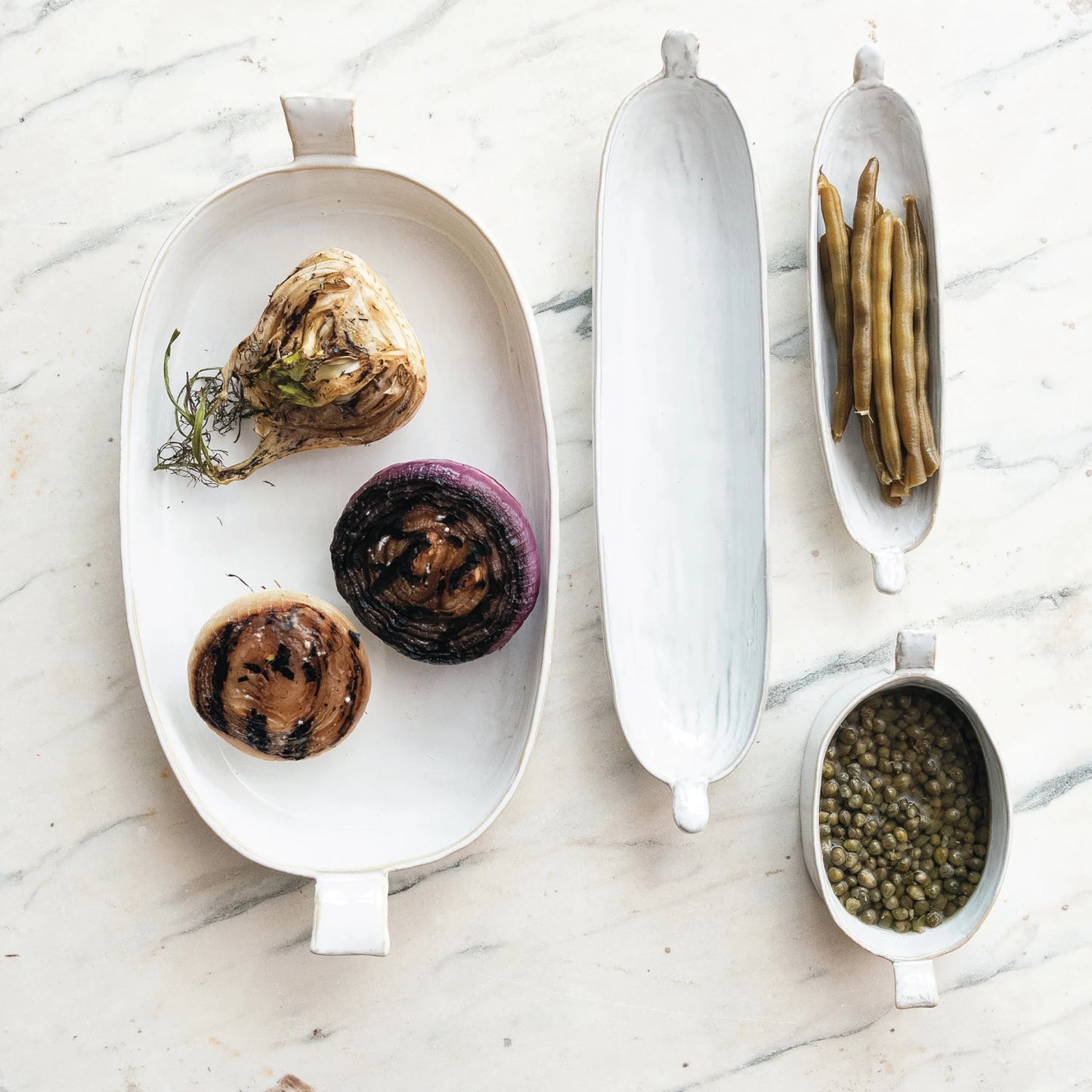 Neutral Home Stoneware Baker