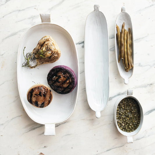 Neutral Home Stoneware Baker