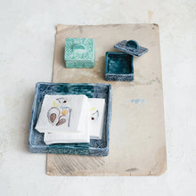 Load image into Gallery viewer, Debossed Stoneware Salt Cellar
