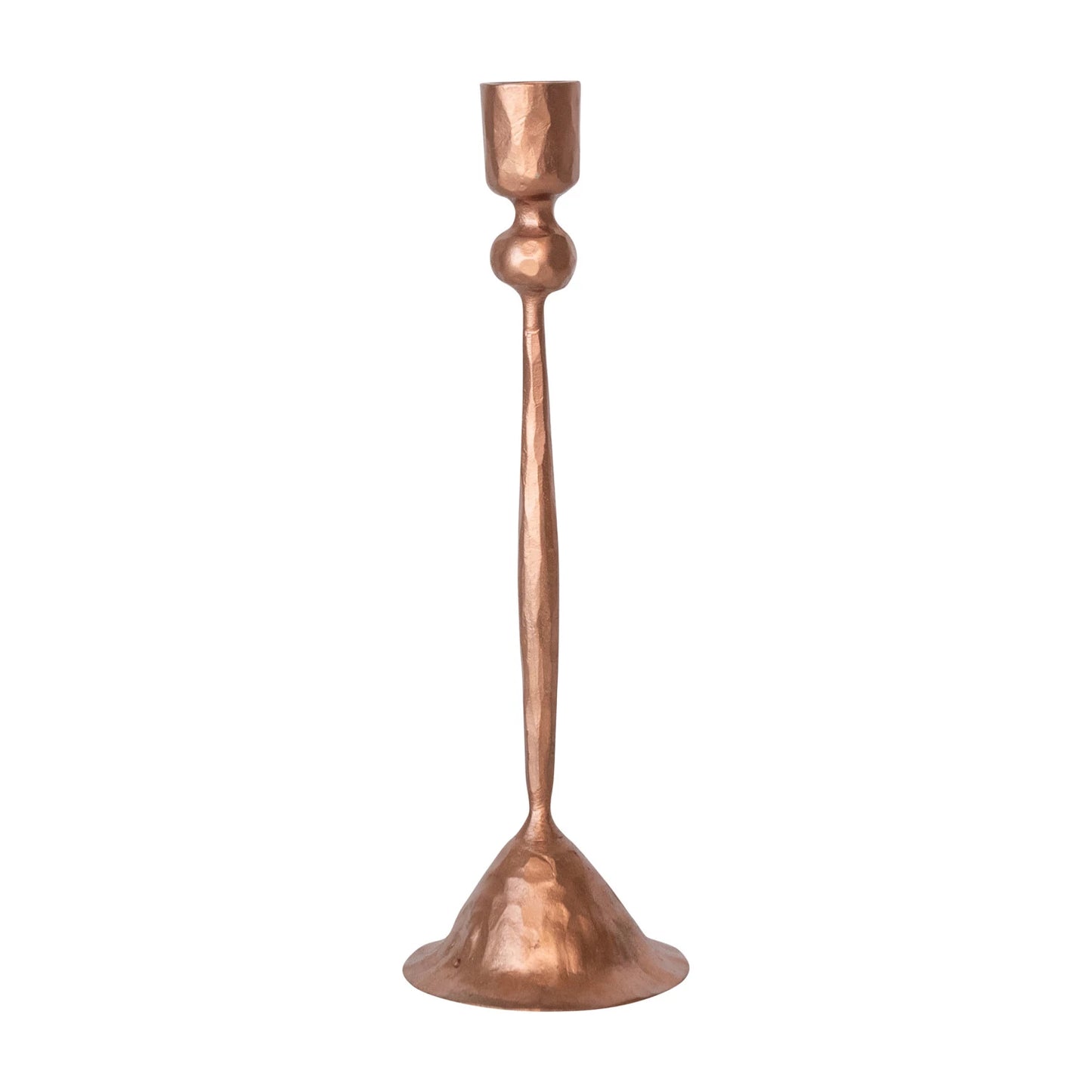 Antique Copper Hand-Forged Taper Holders